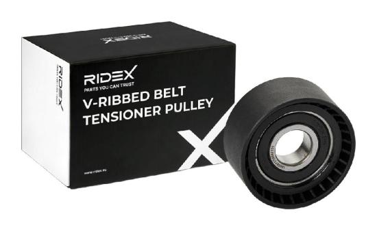 RIDEX 310T0487 Spannrolle Keilrippenriemen für FORD Fiesta Mk5 Schrägheck Bild RIDEX 310T0487 Spannrolle Keilrippenriemen für FORD Fiesta Mk5 Schrägheck