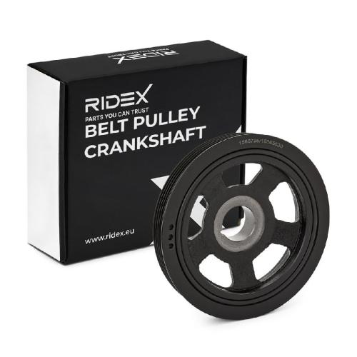 RIDEX 3213B0209 Riemenscheibe Kurbelwelle 156mm Kurbelwellenriemenscheibe Bild RIDEX 3213B0209 Riemenscheibe Kurbelwelle 156mm Kurbelwellenriemenscheibe