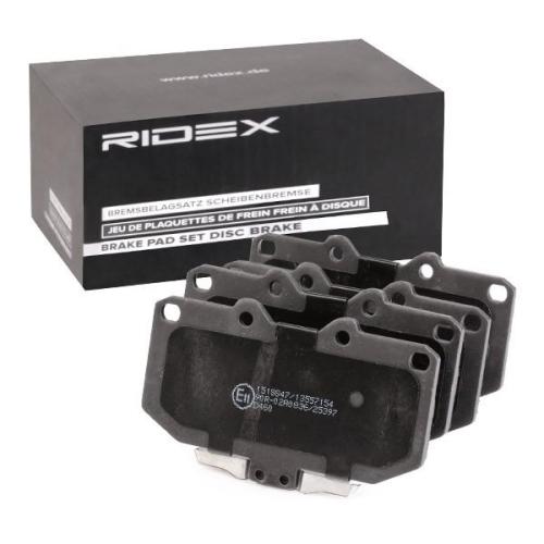 RIDEX Bremsbelagsatz Bremsbeläge Vorne für TOYOTA Yaris Schrägheck (P13) Bild RIDEX Bremsbelagsatz Bremsbeläge Vorne für TOYOTA Yaris Schrägheck (P13)