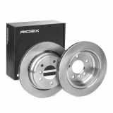 RIDEX 82B0162 2x Bremsscheiben Hinten Ø297,8mm Belüftet für BMW 5 Limousine