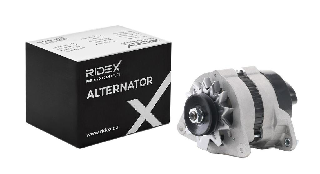 RIDEX 4G0484 Lichtmaschine 36A 12V Im Uhrzeigersinn und gegen Uhrzeigersinn mit