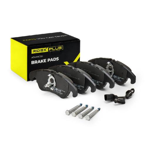 RIDEX PLUS Bremsbelagsatz Bremsbeläge Vorne für AUDI A4 Avant (8K5, B8) A6 Avant Bild RIDEX PLUS Bremsbelagsatz Bremsbeläge Vorne für AUDI A4 Avant (8K5, B8) A6 Avant