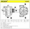 RIDEX 4G0156 Lichtmaschine 105A 12V Drehrichtung im Uhrzeigersinn mit für OPEL Bild RIDEX 4G0156 Lichtmaschine 105A 12V Drehrichtung im Uhrzeigersinn mit für OPEL