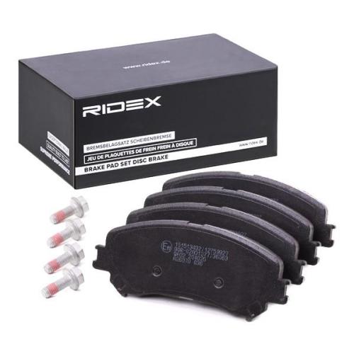 RIDEX Bremsbelagsatz Bremsbeläge Vorne für RENAULT Megane 1V Grandtour (K9A/M/N) Bild RIDEX Bremsbelagsatz Bremsbeläge Vorne für RENAULT Megane 1V Grandtour (K9A/M/N)