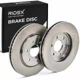 RIDEX 82B0307 2x Bremsscheiben Vorne Ø295,6mm Belüftet für NISSAN