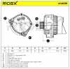 RIDEX 4G0339 Lichtmaschine 150A 12V Drehrichtung im Uhrzeigersinn mit 0111543202 Bild RIDEX 4G0339 Lichtmaschine 150A 12V Drehrichtung im Uhrzeigersinn mit 0111543202