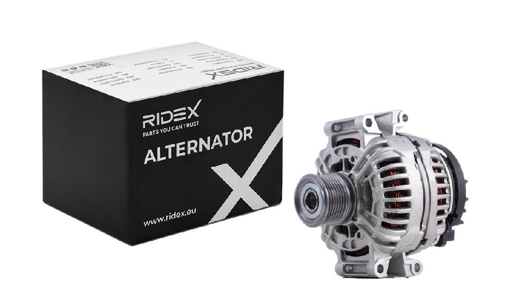 RIDEX 4G0855 Lichtmaschine 150A 12V Drehrichtung im Uhrzeigersinn mit 0121540602