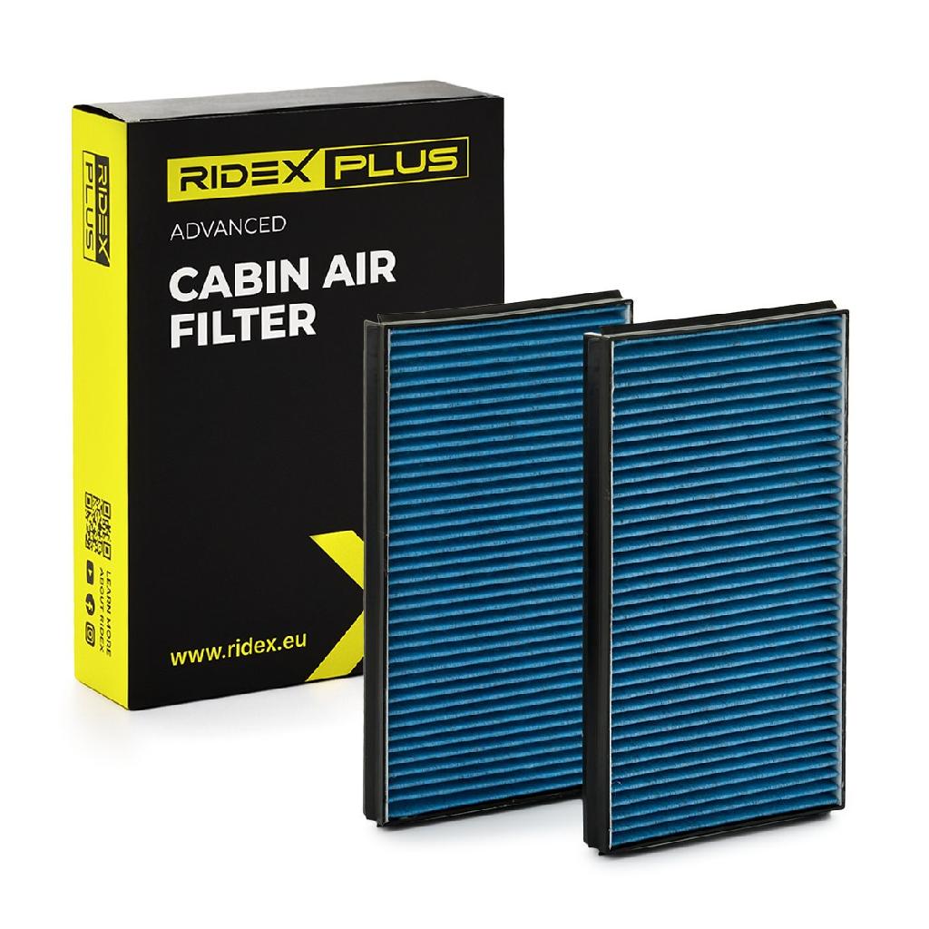 RIDEX PLUS 424I0010P Innenraumfilter Pollenfilter Aktivkohlefilter Höhe: 30