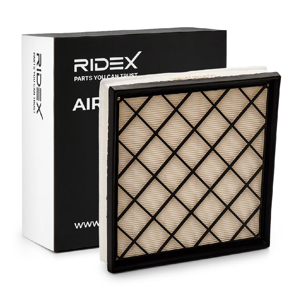RIDEX 8A0171 Motor Luftfilter RechtEckig Umluftfilter mit Vorfilter mit für OPEL