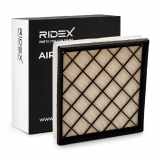 RIDEX 8A0171 Motor Luftfilter RechtEckig Umluftfilter mit Vorfilter mit für OPEL