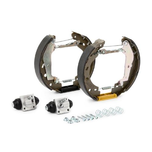 RIDEX Bremsenset Trommelbremse Bremsbacken Satz mit Radbremszylinder mit Hinten Bild RIDEX Bremsenset Trommelbremse Bremsbacken Satz mit Radbremszylinder mit Hinten