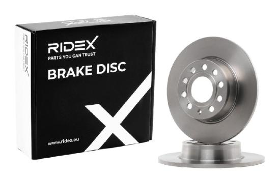 RIDEX 82B0342 2x Bremsscheiben Hinten Ø271,8mm voll für VW 1K0615601AA Bild RIDEX 82B0342 2x Bremsscheiben Hinten Ø271,8mm voll für VW 1K0615601AA