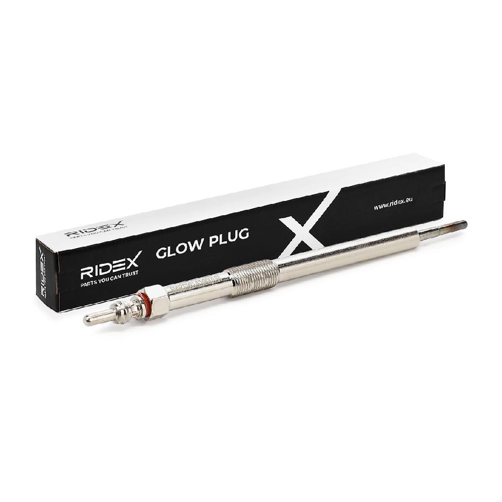RIDEX Diesel Glühkerze Schlüsselweite: 10mm Gewindemaß:M10 x 1 für NISSAN