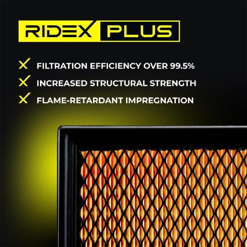 RIDEX PLUS 8A0003P Motor Luftfilter Filtereinsatz für VW Golf 5II Schrägheck Bild RIDEX PLUS 8A0003P Motor Luftfilter Filtereinsatz für VW Golf 5II Schrägheck