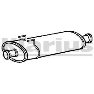 VEGAZ Mittelschalldämpfer für RENAULT Master 1I Kasten (FD) Bild VEGAZ Mittelschalldämpfer für RENAULT Master 1I Kasten (FD)