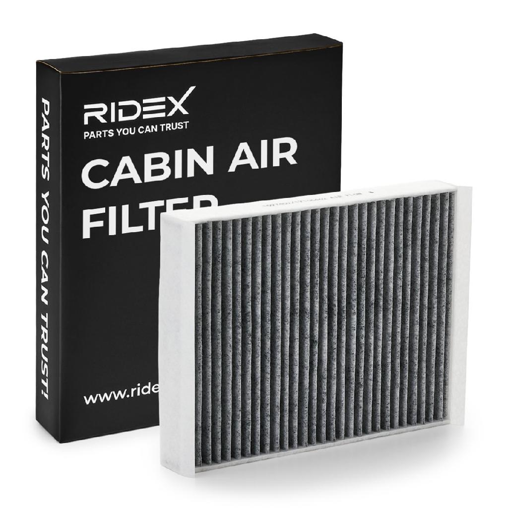 RIDEX 424I0726 Innenraumfilter Pollenfilter Aktivkohlefilter Höhe: 35 Breite: