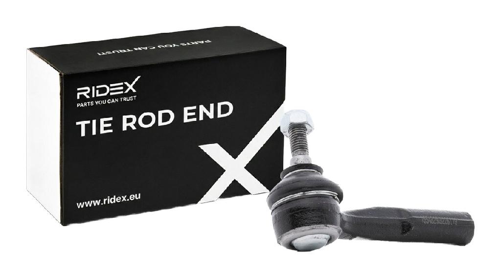 RIDEX Spurstangenkopf Vorderachse links Traggelenk FM14X1.5 RHT MM10X1.5 RHT