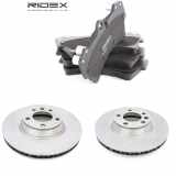 RIDEX Bremsenset Vorne links rechts Belüftet Ø350mm - Bremsscheiben und Beläge