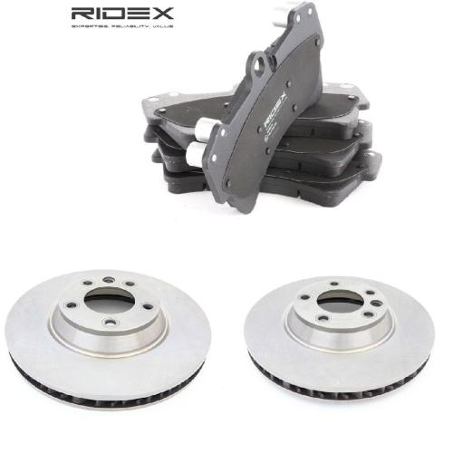 RIDEX Bremsenset Vorne links rechts Belüftet Ø350mm - Bremsscheiben und Beläge Bild RIDEX Bremsenset Vorne links rechts Belüftet Ø350mm - Bremsscheiben und Beläge