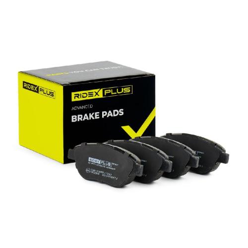 RIDEX PLUS Bremsbelagsatz Bremsbeläge Vorne passend für PEUGEOT 206 Schrägheck Bild RIDEX PLUS Bremsbelagsatz Bremsbeläge Vorne passend für PEUGEOT 206 Schrägheck
