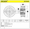 RIDEX 310T0008 Spannrolle Keilrippenriemen passend für MERCEDES-BENZ 190 (W201) Bild RIDEX 310T0008 Spannrolle Keilrippenriemen passend für MERCEDES-BENZ 190 (W201)