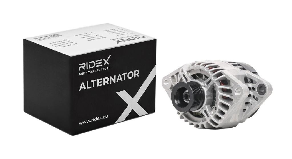 RIDEX 4G0888 Lichtmaschine 90A 12V Drehrichtung im Uhrzeigersinn mit für FIAT
