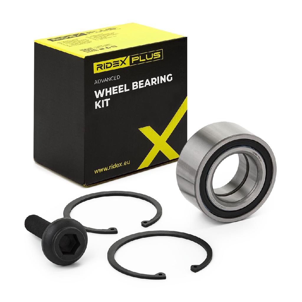 RIDEX PLUS 654W0015P Radlagersatz pro 1 Rad Vorne beidseitig Hinten für AUDI