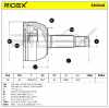 RIDEX 5J0046 Gelenksatz Antriebswelle Achswelle Vorne radseitig für FORD 1040112 Bild RIDEX 5J0046 Gelenksatz Antriebswelle Achswelle Vorne radseitig für FORD 1040112