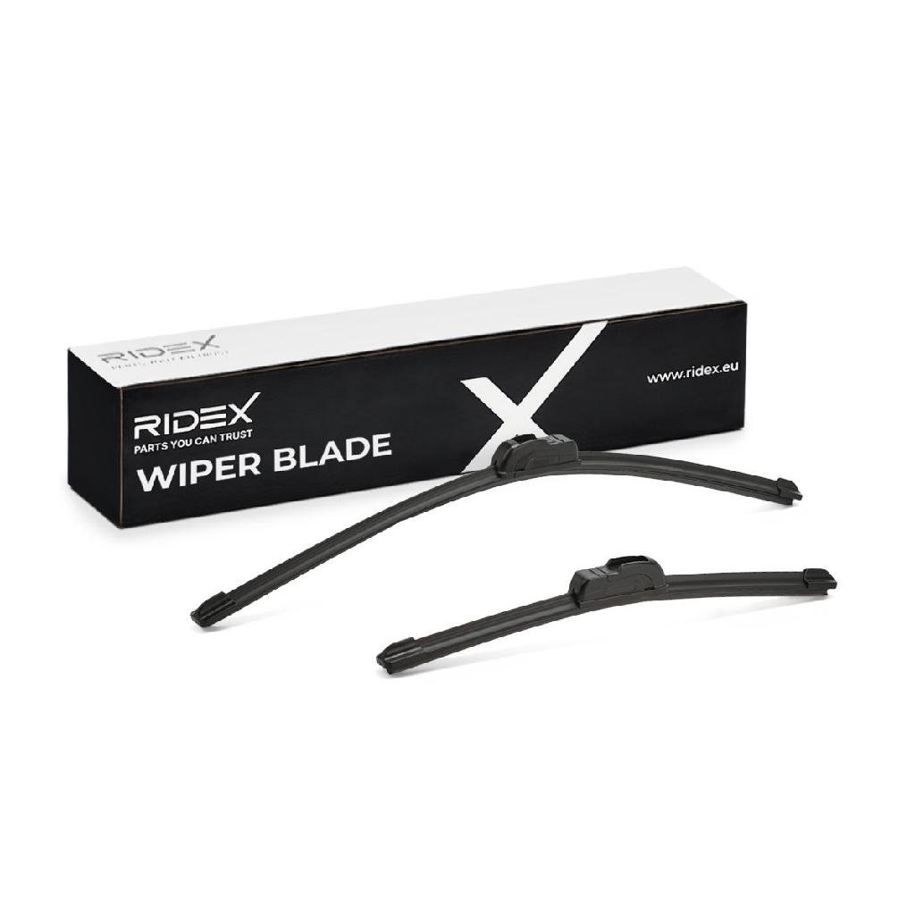 RIDEX Scheibenwischer Satz Wischerblätter Satz mit Spoiler Vorne Länge 1: 550mm