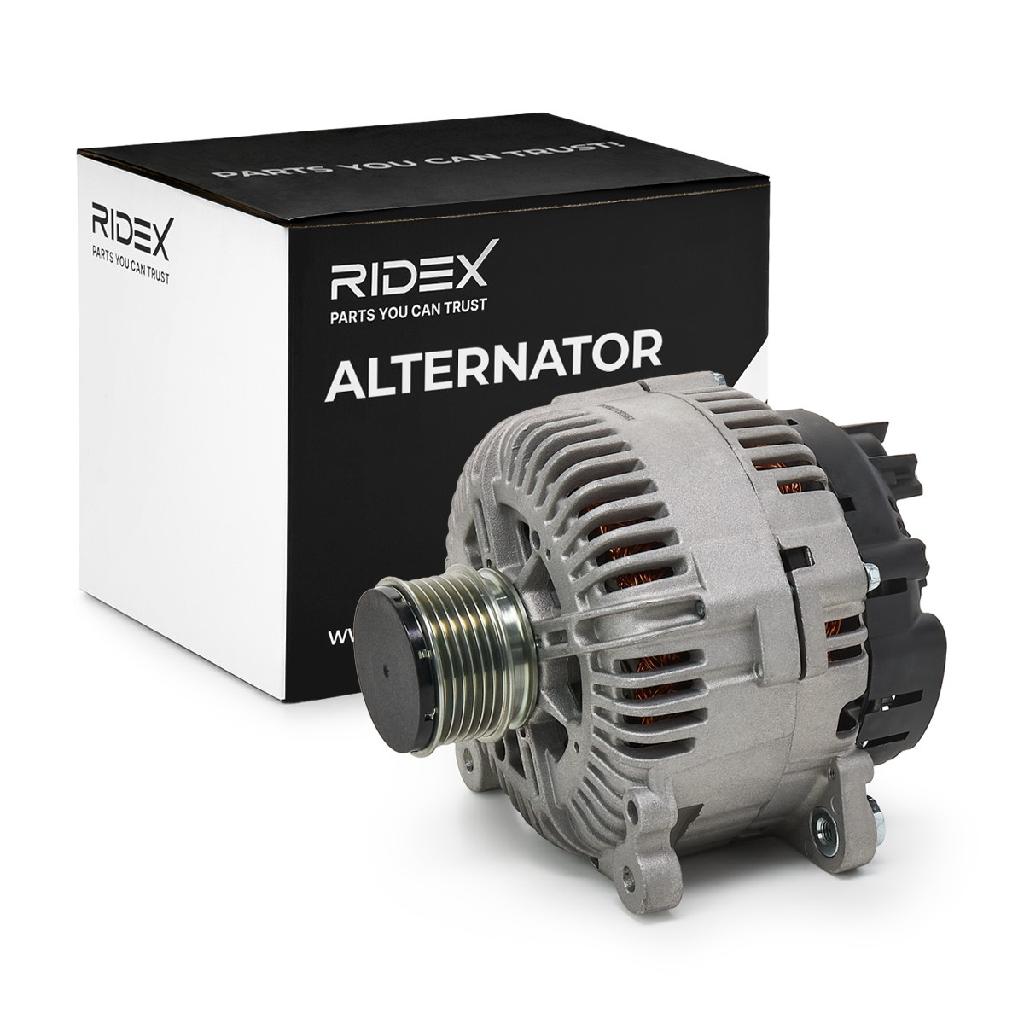 RIDEX 4G1465 Lichtmaschine 150A 14V Drehrichtung im Uhrzeigersinn mit für AUDI