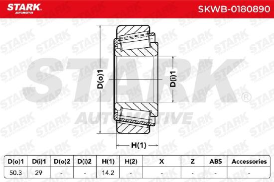 STARK SKWB-0180890 Radlagersatz pro 1 Rad Vorne und Hinten Kegelrollenlager Bild STARK SKWB-0180890 Radlagersatz pro 1 Rad Vorne und Hinten Kegelrollenlager