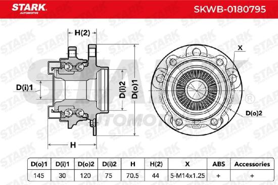 STARK SKWB-0180795 Radlagersatz pro 1 Rad Vorne beidseitig für BMW 5 Touring Bild STARK SKWB-0180795 Radlagersatz pro 1 Rad Vorne beidseitig für BMW 5 Touring