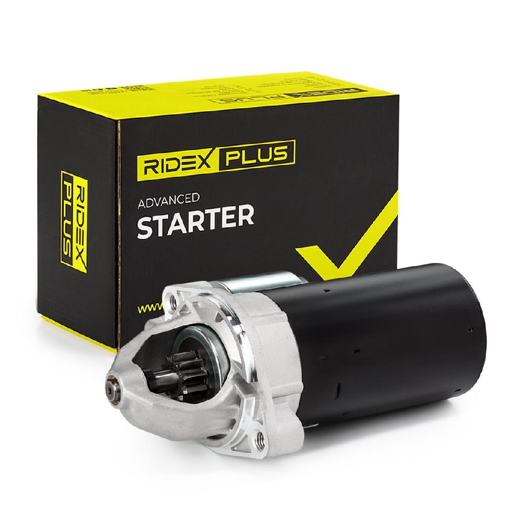 RIDEX PLUS Motor Starter/Anlasser 2kW passend für MERCEDES-BENZ Stufenheck