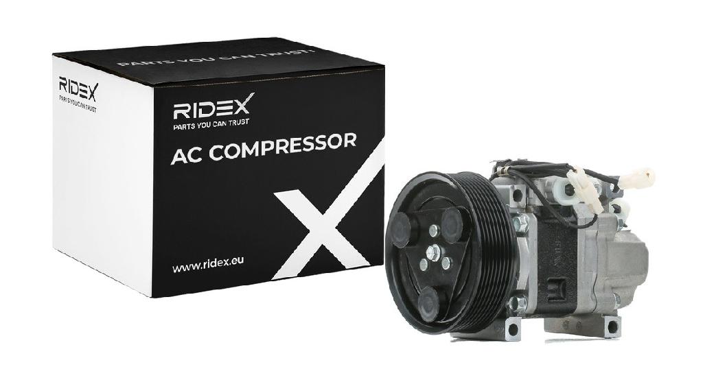 RIDEX A/C Kompressor für Klimaanlage Klimakompressor mit ID: H12 Kältemittel: