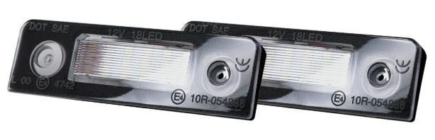 AMiO 04558 Kennzeichenbeleuchtung LED für SKODA Octavia II Combi (1Z5) ROOMSTER