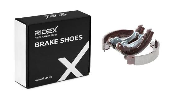 RIDEX Bremsbacken Satz für Trommelbremse Hinten mit Handbremshebel für FIAT Bild RIDEX Bremsbacken Satz für Trommelbremse Hinten mit Handbremshebel für FIAT