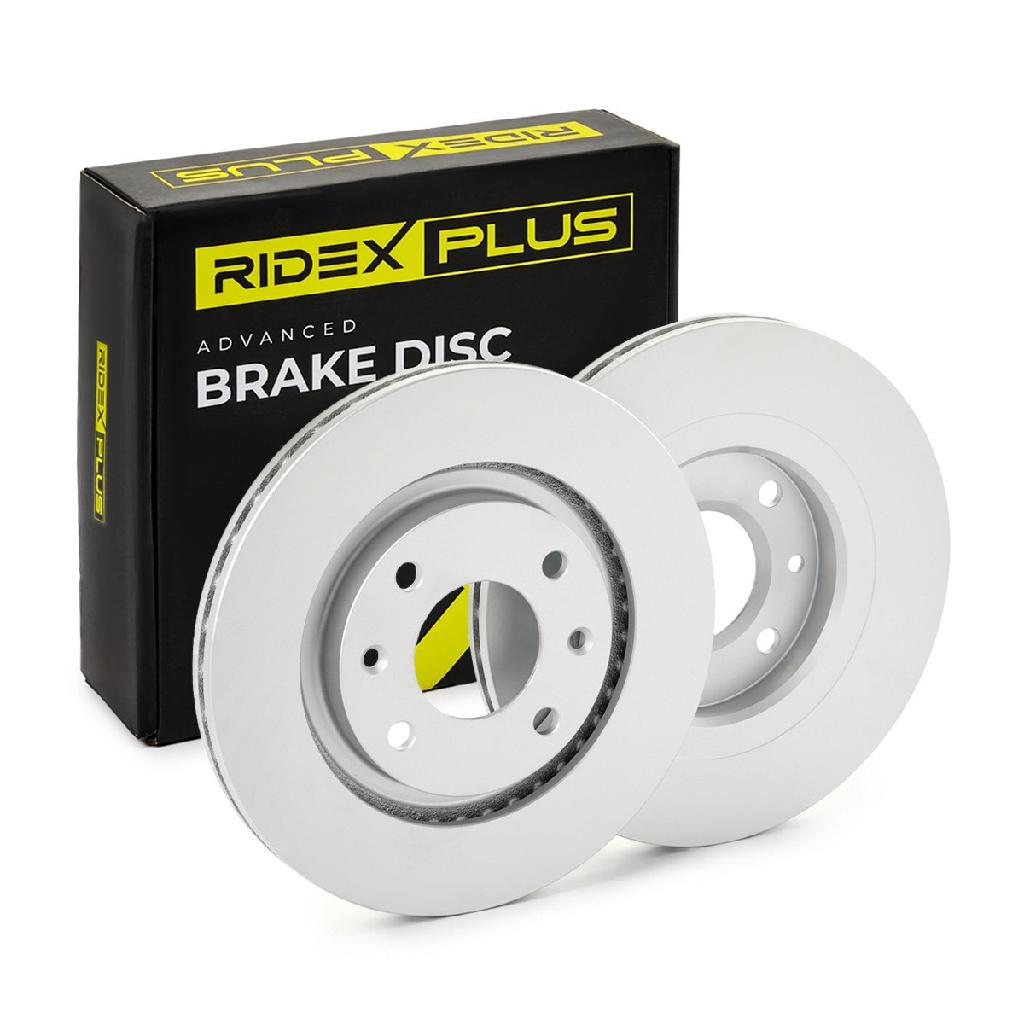 RIDEX PLUS 82B0381P 2x Bremsscheiben Vorne Ø266mm Belüftet E169002