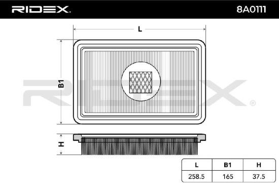 RIDEX 8A0111 Motor Luftfilter Filtereinsatz für MAZDA MX-5 II (NB) für FORD USA Bild RIDEX 8A0111 Motor Luftfilter Filtereinsatz für MAZDA MX-5 II (NB) für FORD USA