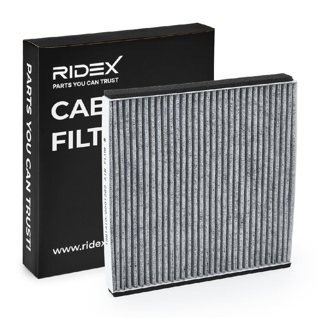 RIDEX 424I0065 Innenraumfilter Pollenfilter Aktivkohlefilter Höhe: 19 Breite: