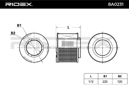 RIDEX 8A0231 Motor Luftfilter Umluftfilter für TOYOTA HILUX III Pick-up für FORD Bild RIDEX 8A0231 Motor Luftfilter Umluftfilter für TOYOTA HILUX III Pick-up für FORD