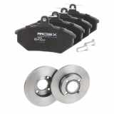 RIDEX Bremsenset Vorne Ø256mm - Bremsscheiben und Beläge für AUDI 80 90 100