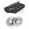 RIDEX Bremsenset Vorne &Oslash;256mm - Bremsscheiben und Bel&auml;ge f&uuml;r AUDI 80 90 100