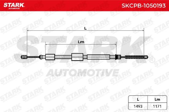 STARK Handbremsseil passend für PEUGEOT 306 Cabriolet (7D, N3, N5) Bild STARK Handbremsseil passend für PEUGEOT 306 Cabriolet (7D, N3, N5)