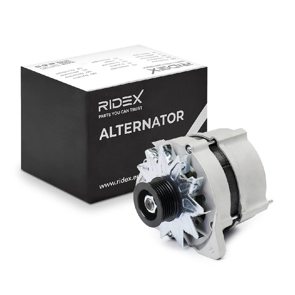 RIDEX 4G1122 Lichtmaschine 90A 12V Drehrichtung im Uhrzeigersinn mit für OPEL