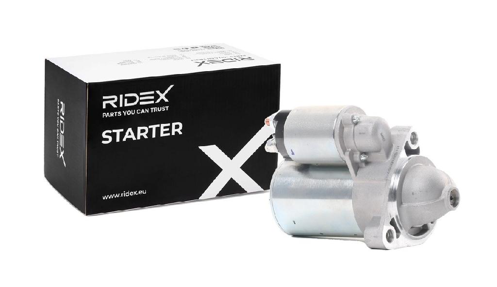 RIDEX Motor Starter/Anlasser 0,8kW für CHEVROLET SPARK (M300) für DAEWOO KALOS