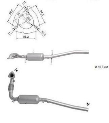 VEGAZ Rußpartikelfilter DPF Euro 5 Abgasanlage Diesel 1450 FK-331SIC für FORD Bild VEGAZ Rußpartikelfilter DPF Euro 5 Abgasanlage Diesel 1450 FK-331SIC für FORD