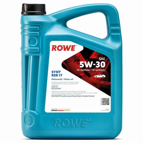 ROWE Motoröl 5W-30 HIGHTEC HC Synthese Öl (Hydro-Cracked) Motor Öl ACEA C3 SYNT Bild ROWE Motoröl 5W-30 HIGHTEC HC Synthese Öl (Hydro-Cracked) Motor Öl ACEA C3 SYNT