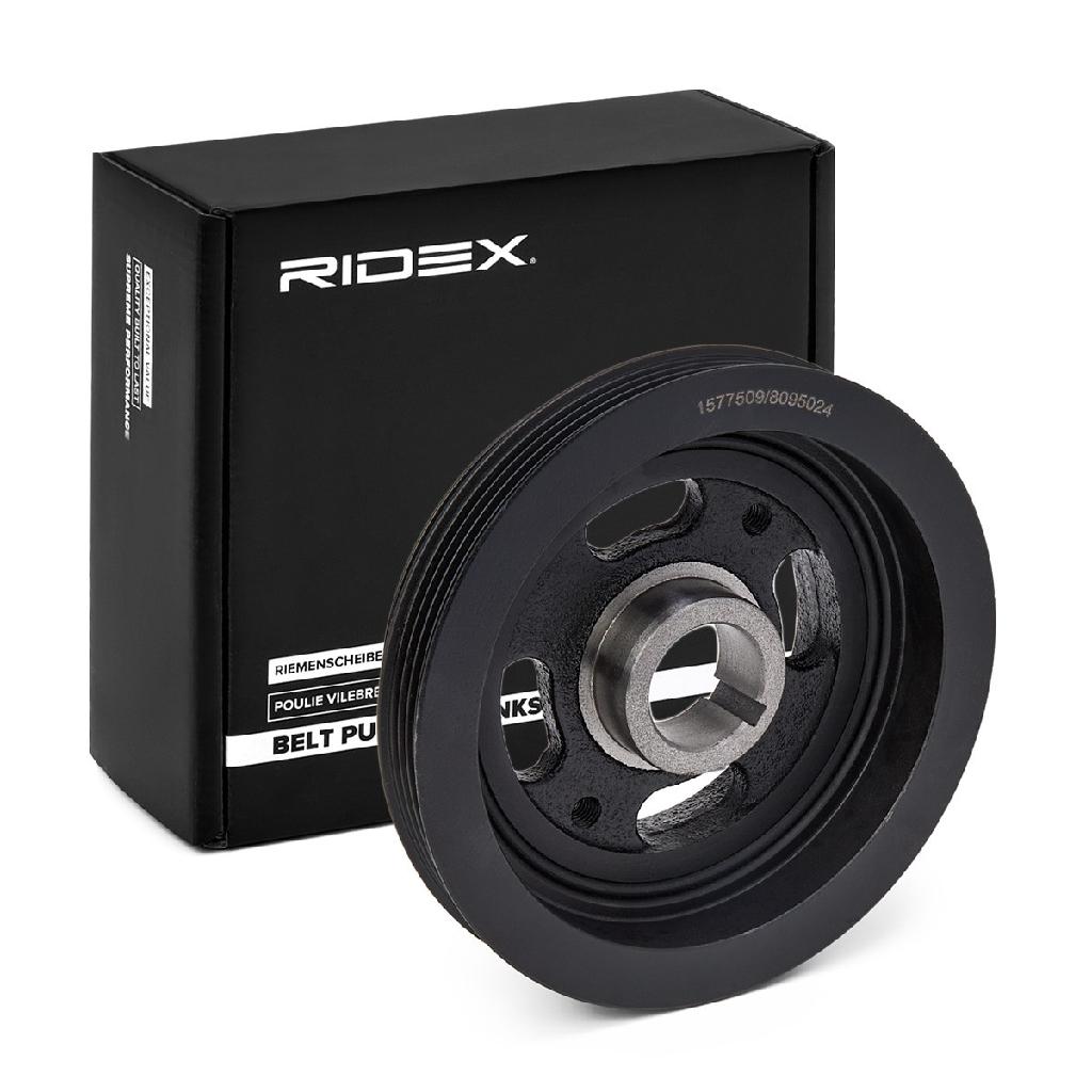 RIDEX 3213B0066 Riemenscheibe Kurbelwelle 144mm Kurbelwellenriemenscheibe