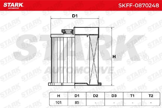 STARK SKFF-0870248 Kraftstofffilter Line Filter Filter Cartridge mit Dichtungen Bild STARK SKFF-0870248 Kraftstofffilter Line Filter Filter Cartridge mit Dichtungen