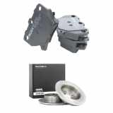 RIDEX Bremsenset Hinten Ø279mm - Bremsscheiben und Beläge für TOYOTA COROLLA